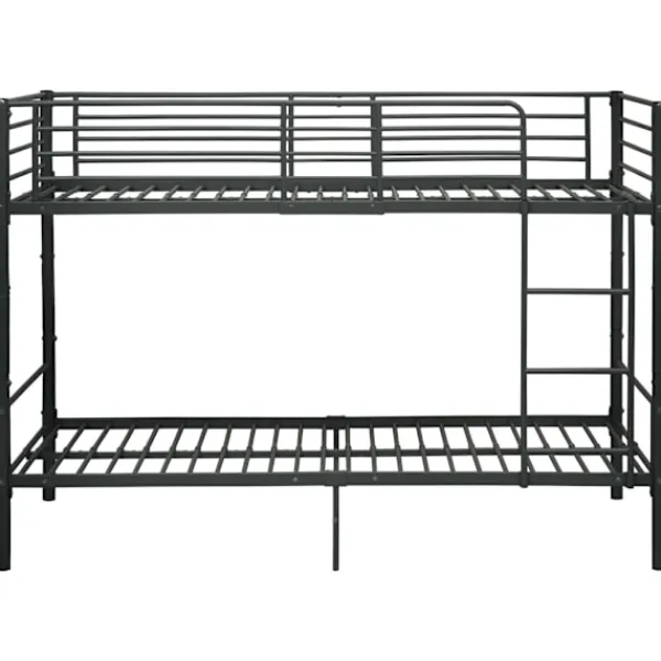vidaXL Sängar>Våningssäng metall 90x200 cm
