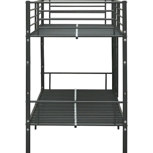 vidaXL Sängar>Våningssäng metall 90x200 cm
