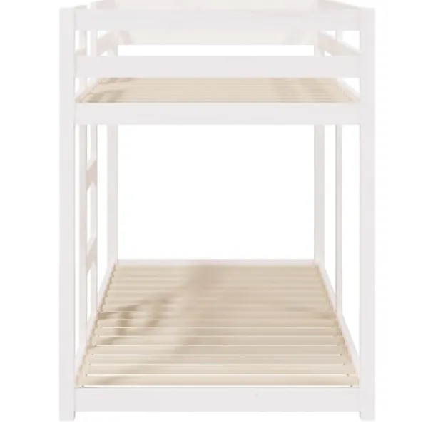 vidaXL Sängar>Våningssäng 80x200 cm massiv furu