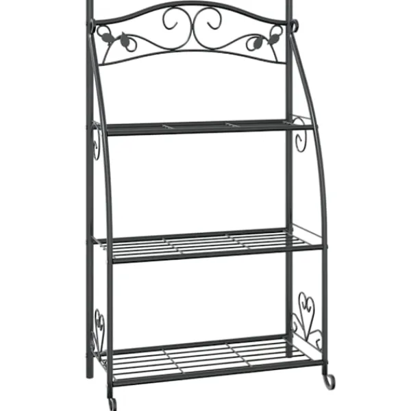 vidaXL Hyllor>Växthylla 56x30x96 cm stål