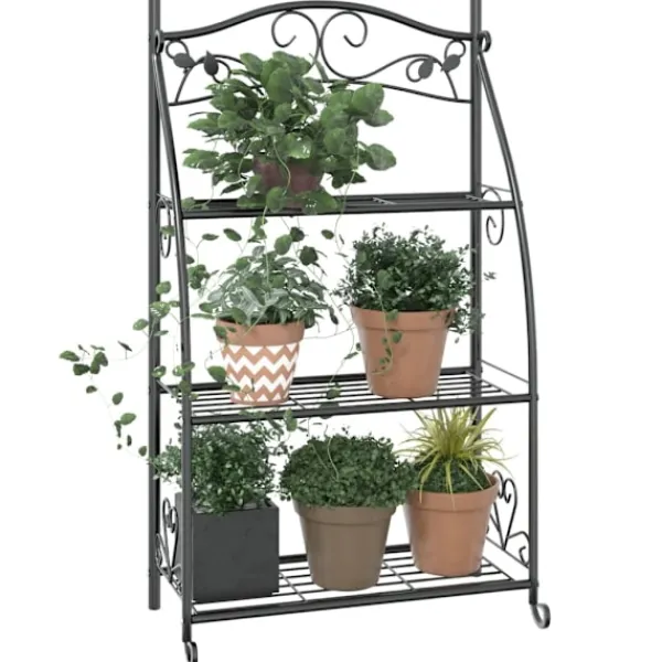 vidaXL Hyllor>Växthylla 56x30x96 cm stål