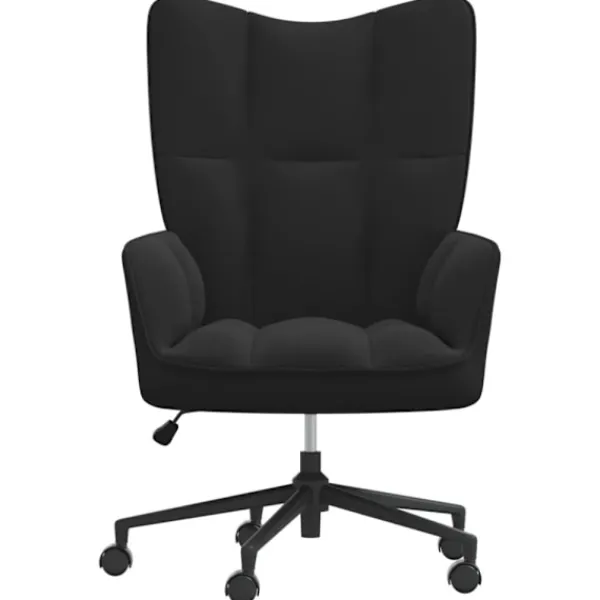 vidaXL Kontorsmöbler>Vilstol svart sammet