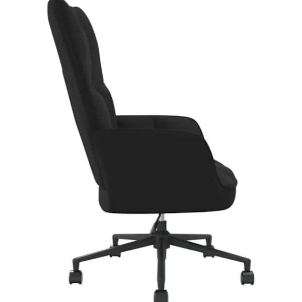 vidaXL Kontorsmöbler>Vilstol svart sammet