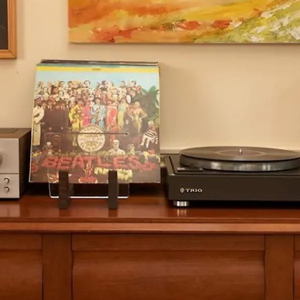 Crowned Hyllor>Vinyl-skivhylla - Akryländar - Visa upp dina singlar och LP-skivor i denna moderna bärbara hylla