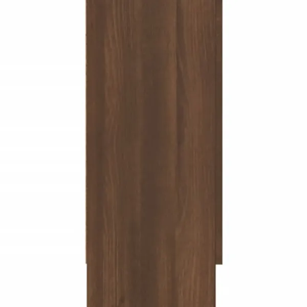 vidaXL Sideboards>Vitrinskåp brun ek 120x30,5x70 cm konstruerat trä
