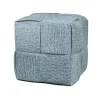 Mondex Since 1986 Sittpuffar>WIKI Puf i kubform, blå - 42,5x42,5x43 cm, modern och kompakt