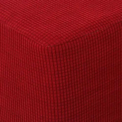 Sittpuffar>2x Stretch Ottomanöverdrag Vikbart Förvaringsfåtölj Möbelskydd Mjuk Rektangulär Överdrag Med Elastisk Botten